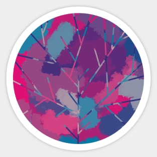 Color Splash Tree / Nature Sticker